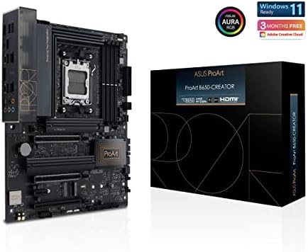 ASUS PROART B650-CRÉRIO AM5 RYZEN 7000 ATX CONTENTE CRIADOR PARA PROGRAÇÃO DO MANIA