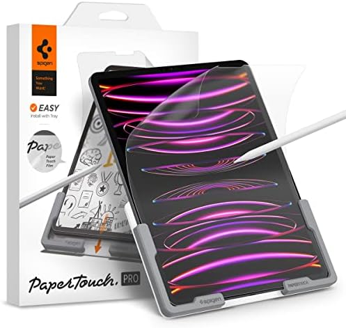 Protetor de tela Spigen Papertouch [Papertouch Pro] projetado para iPad Pro 12,9 polegadas M2 / iPad Pro 12,9 polegadas