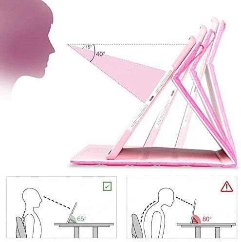 Changjia iPad 10.2 Caso 9/8/7ª geração 2021/2020/2019, Crown Bling Diamond Cute Elegante Couro Smart Smart Sleep Sleep/Wake