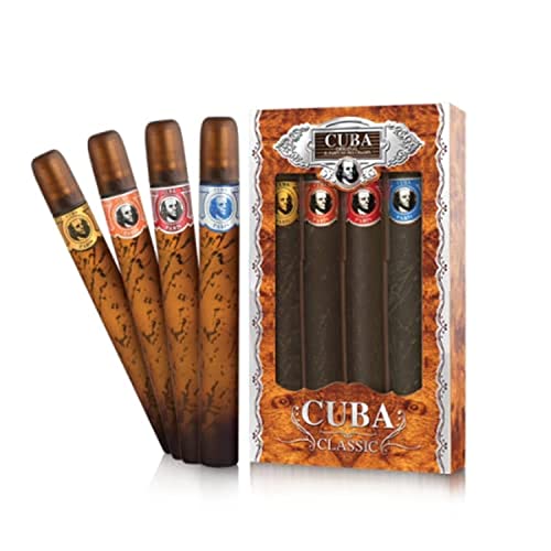 Cuba por Cuba for Men Gift Set, 4 contagem