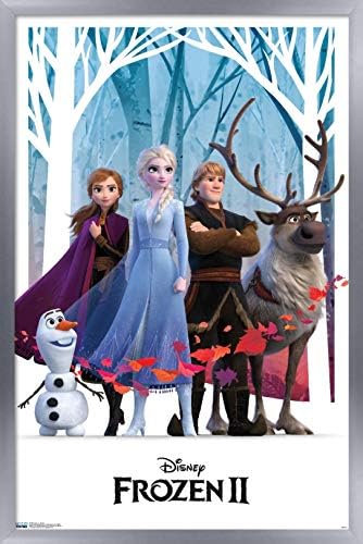 Trends International Disney Frozen 2 - Grupo Wall Poster, 22.375 X 34, Poster Premium e Mount Bundle