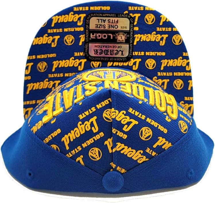 Golden State New Youth Criandler Legend Bridge Blue Gold Era Snapback Chap