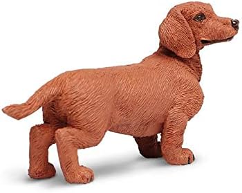 Safari Ltd. | Dachshund | Melhor na coleção de shows | Estatueta de brinquedo para meninos e meninas