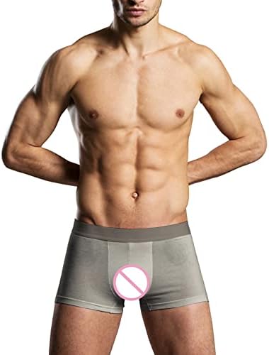 Boxers para homens cor boxer sólido boxer cintura íntima tamanho confortável tamanho masculino de roupas íntimas masculinas