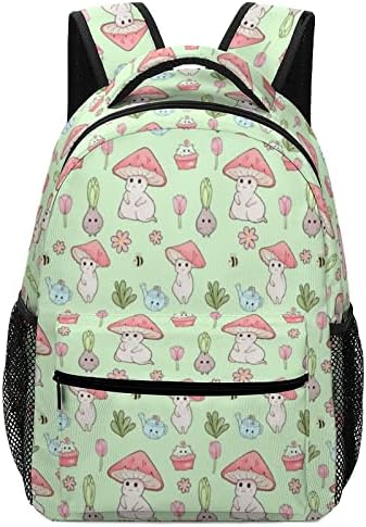 Aparajita Cartoon Cogumelo Escola Backpack Presentes Moda Laptop Mackpack para homens Mulheres adolescentes crianças