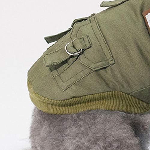 Twdyc super quente com casaco de estimação para cães roupas de cães militares de inverno para cães pequenos Pets Roupas