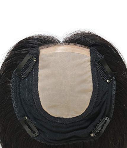 Uniwigs 6 *6 âmbar tampo de cabelo virgem humano virgem com franja, procurando a perda de cabelo ou cabelos ridículos