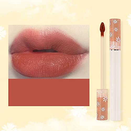 Creme Highlighter Makeup Flor Lip Lip Gloss Fácil de colorir Longo Lip de Lama Longa Líquida Hidratante Líquido Lip Gloss Líquido Longo Longo Clove de 3ml e Hallow Lip Gloss