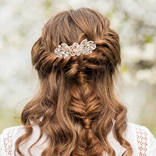 Quem é aquela garotinha produtos de cabelo clipe de cabelo de cristal barrette flor strass de cabelo barrette bling cristal wedding