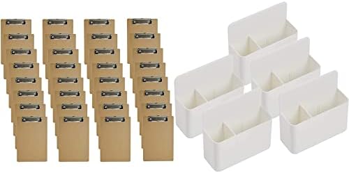 32 pacote 6 x 9 polegadas pequenas placas de clipe com 5 pacote de apagamento seco marcador de marcador magnético