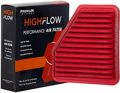 Highflow PA5650x, alto desempenho e filtro de ar descartável do motor | Fits 2012-09 Toyota RAV4, 2012-05 Avalon, 2011-07 Camry, -09 Venza, 2013-09 Matrix, Corolla, 2012-07 Lexus ES350