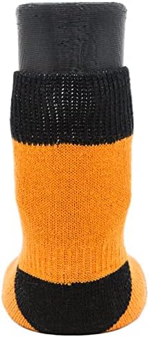 Woodrow Wear, Powas Patchs Original Dog Socks, Halloween Orange Black Witch Hat, M, cabe 45-75 libras