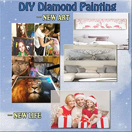 Kits de pintura de diamante para adultos, colorida abstrata diamante arte infantil tinta 5d iniciante em números, broca completa redonda de diamante de diamante gemas de cristal suprimentos de arte picture home wall decor, 24x72in