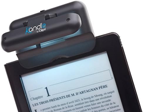 Ozeri Kandle II LIVRO LIVRO - LUZ LED LEITURA Projetado para livros e eReaders.