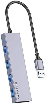 Solustre Splitter Adaptador de computador Hub para laptop Adaptadores USB USB 3. 0 Adaptadores de transferência de expansão Hub
