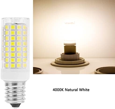 Iluminação LXCOM 10W E12 LED LUZ LUZ 4000K Branco natural 2835 SMD 102LEDS E12 Dimmable 100 Watt equivalente a 1000lm