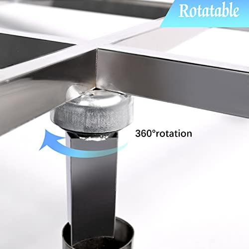 Huyear rotação pintura de pulverização plataforma de rotação stand aço inoxidável