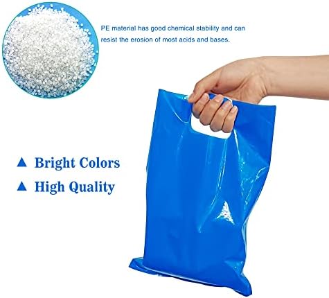 Tosparty 40pcs Blue plástico sacos de presente sacos de doces sacos de plástico cortados são resistentes e duráveis