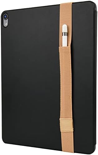 Porta -lápis de caszluição com bolso adaptador USB para maçã lápis - bolsa de manga de banda elástica compatível com iPad Pro 12.9 casos, Golden
