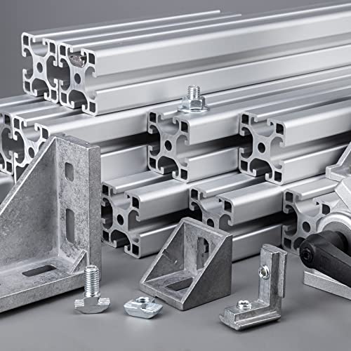 Mapas de fornecimento M6x20mm T parafuso de gota de ranhura e porca de flange hexagon M6 Conjunto de porca, 20 conjuntos