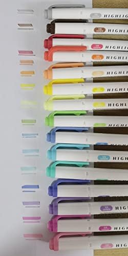 OMIOWL Highlighters Mild Color, marcadores de extremidade dupla, dicas largas e finas para colorir, sublinhamento, destaque, cores variadas,