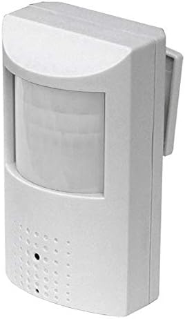 SCS Enterprises B/W 1/2 Câmera com fio rígido CCD In Detector de movimento PIR Habitação com suporte de montagem giratório