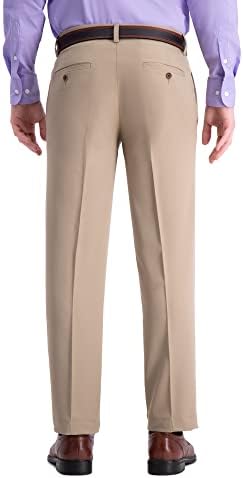 Haggar Men's Cool 18 Pro Straight Fit Front Front Casual Pant