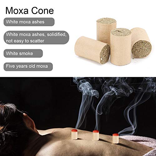 108 peças moxa roll, cone moxa para uso doméstico moxa stick moxabustion moxabustion, não danifica os canais e a garantia melhora o desconforto e a dismenorreia das juntas