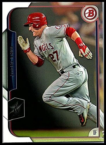 2015 Bowman 50 Mike Trout Angels MLB Baseball Card NM-MT