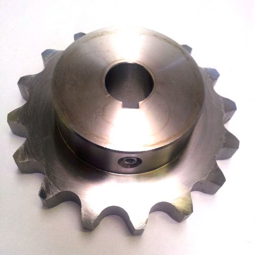 AMETRIC® 22B33 ISO 05B-1 SPROCKET 33 DEDOS 88 MM O.D. , 40 mm de cubo diâmetro, largura total de 16 mm, 033 dentes, aço 14