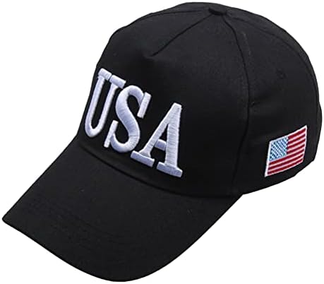 Cap de beisebol adulto Vintage Lavado Papai Hat 3d Patch Classic Visor Cap Retro leve confortável Patriótico Cap