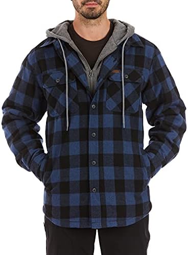 Smith's Workwear Men's Sherpa forrado Microfleece camisa