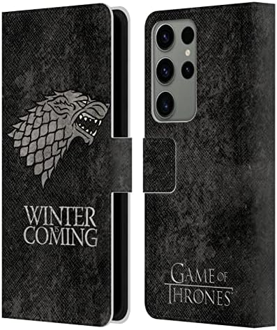 Projetos de capa principal Licenciado oficialmente HBO Game of Thrones Stark Dark Angusted Look Sigils Leather Book Carteira