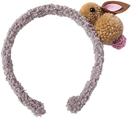 Cabelos de leopardo clipes de cabelos de coelho para mulheres acessórios de aros de cabelo e decoração de cabeça de cabelo fofo