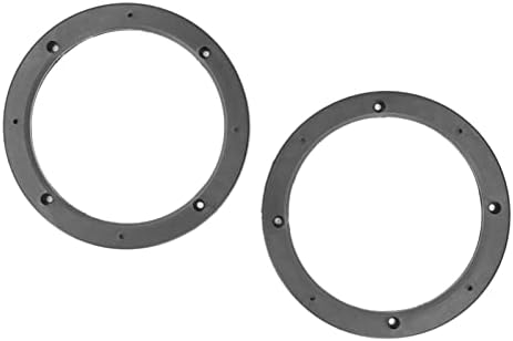 Juntas do alto -falante btihceuot, 7in od scratch resistentes ao falante Spacer Rings Abs Universal 5.5in ID para carro