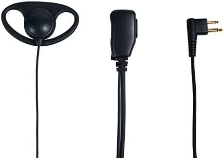 Fone de ouvido BVMAG CP200 para Motorola, fone de ouvido Walkie Talkie de 2 pinos com Mic PTT para CP200D CLS1410 CLS1110