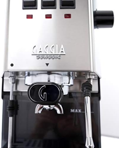 Gaggia RI9380/46 Classic Pro Espresso Machine, 21 litros, sólido, aço inoxidável escovado