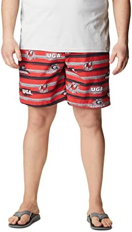 Columbia Collegiate Backcast II curto, Uga Bright Red Paint Your Colors Print, Médio x 8l