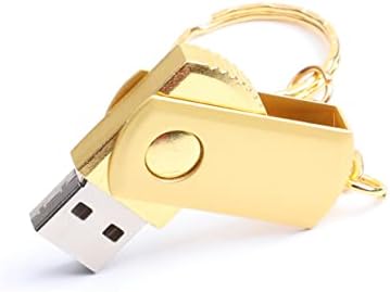 Solustre M Driver de acréscimo USB Mini USB Stick Memória Flash Drive 16G Memória Stick Metal Metal Golden USB Drive