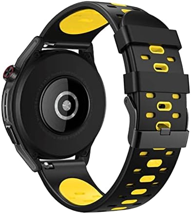 Tiras de silicone mopz 22mm para suunto 9 pico ao ar livre esportes smart relógio respirável para pulseira de banda