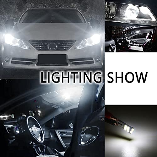 Salior 2pcs 26smd 800lm Luzes de carro interiores, lâmpada T10 LED 300% Atualização de brilho, substituição do kit