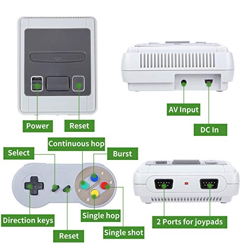 Console de jogo portátil clássico de vida, console de jogo clássico de jogo 620, console de videogame portátil para TV da família Vide-02