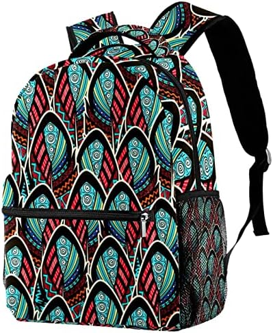 Mochileiros Backpack Sacos de ombro Bages de viagens da faculdade Mochilas Casual Daypack For Mulheres Homens, Retro Peacock