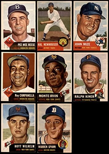 1953 Topps Baseball Complete Set - Premier Ex/Mt+