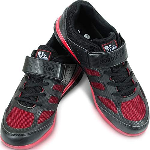 Nordic Lifting Slam Ball 8 lb pacote com sapatos Venja Tamanho 8.5 - Black Red