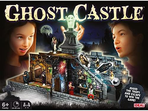 Ideal | Castelo de Fantasmas: Evite as armadilhas e escape do castelo assombrado! | Jogos em família | Para 2-6 jogadores | Idades mais de 6 anos