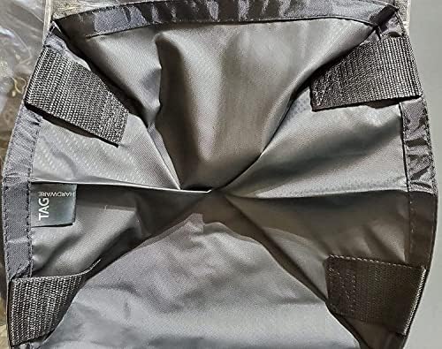 Tag Hardware Premium Tilt Out cesto com bolsa de nylon preto removível