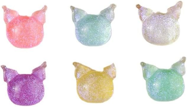 50pcs/pack Gilded Vault Lomi Cartoon Translúcido Jelly Shines Shines Nail Art Decoration Manicure DIY Acessórios -