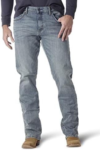 Wrangler Men Tamanho alto Retro Slim Fit Boot Cut Jean