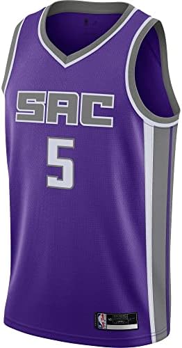 De'aaron Fox Sacramento Kings 5 Purple Youth 8-20 Icon Edition Swingman Jersey